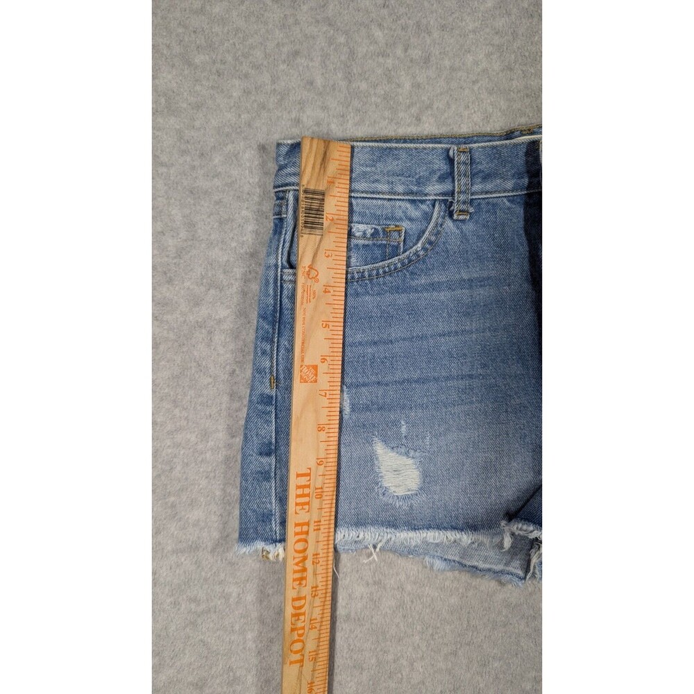 CURRENT/ELLIOTT Women Shorts Size 28 NWT Escapade Mid Rise Cutoffs Raw Hem Light - Picture 13 of 14